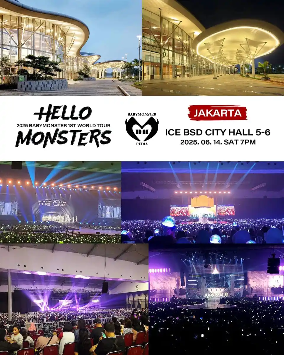 Image from BABYMONS7ER.PEDIA UPDATE ᱬ: °Venue overview 2025 BABYMONSTER 1st WORLD TOUR <HELLO MONSTERS> IN JA...