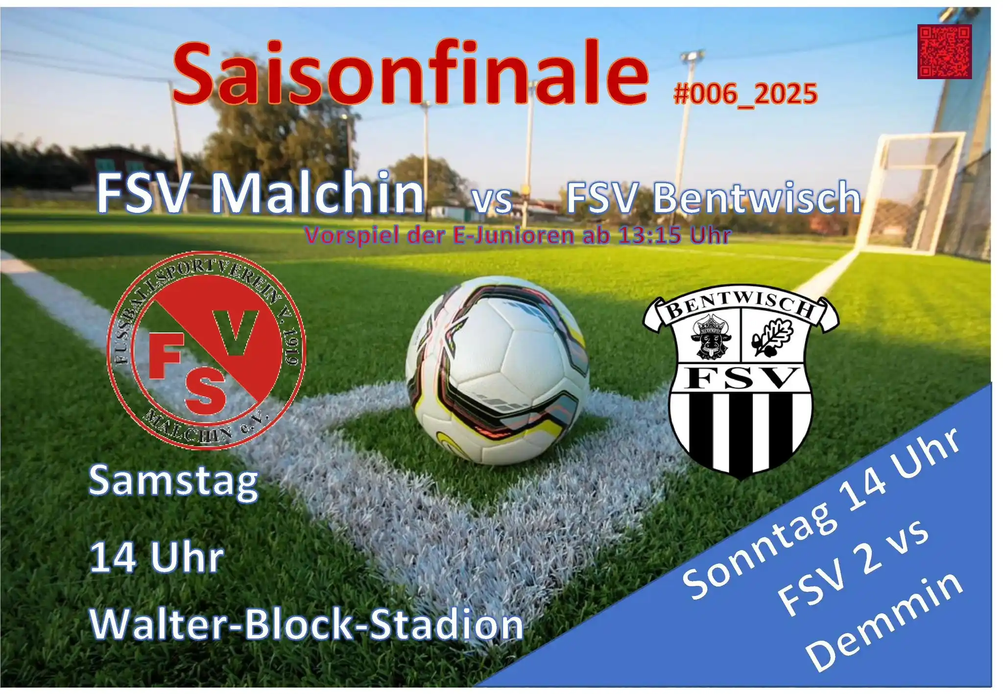 Image from FSV Malchin ▶️ Wir1919er: Der letzte Spieltag Muss die Entscheidung bringen und so ganz vom Eis ...