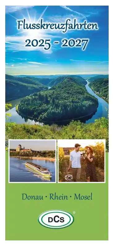 Image from Dein Flussschiff - DCS Kreuzfahrten und mehr www.dcs.travel: Der neue Minikatalog "Flusskreuzfahrten" für die Saison 2026/2027 ist ...