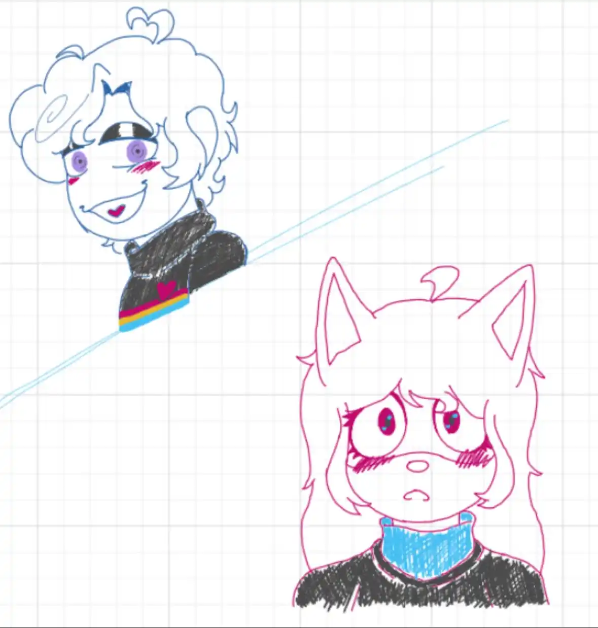 Image from 🦝🎨 MarcoonArt & Reboot's Basement 🔁🍎: [🦝🎨] Dibujos de la pizarra de Papá Elliot (Dibujo de Reboot X mi Son...