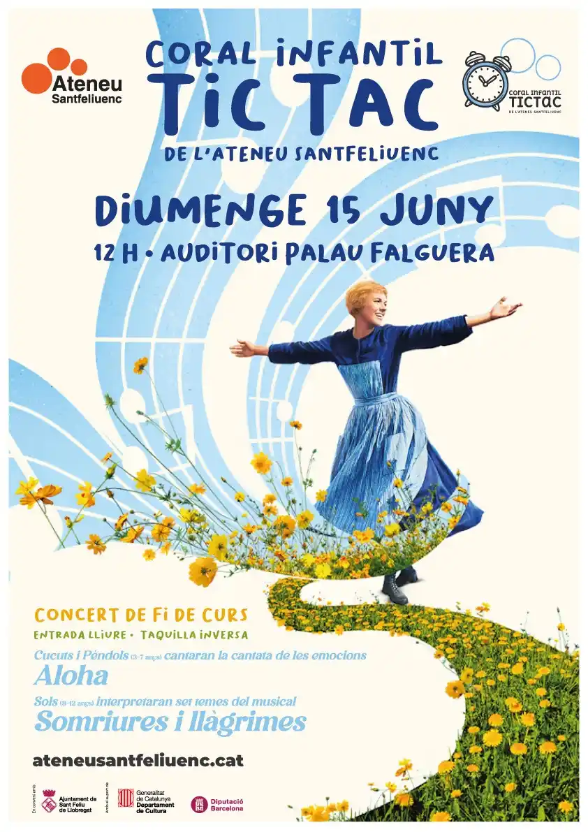 Image from Ateneu Santfeliuenc: 🗓️ _Diumenge 15_ 🎤 *Concert de final de curs de la Coral Infantil T...