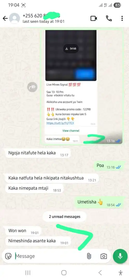 Image from Betfreeodd: Feedback kwamba tupo pammoja zinapa nguvu ya kuendelea 💯💯💯 Note ak...