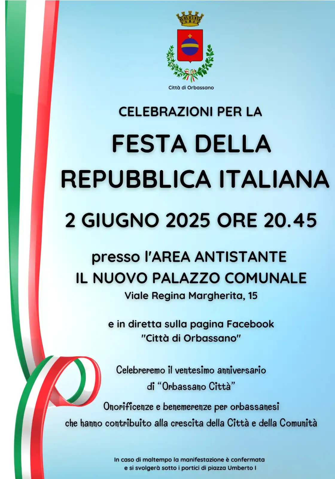 Image from Cittร di Orbassano: ๐๐๐ฆ๐ง๐ ๐๐๐๐๐ ๐ฅ๐๐ฃ๐จ๐๐๐๐๐๐ ๐๐ง๐๐๐๐๐ก๐: ๐ฉ๐ ๐๐ฆ...