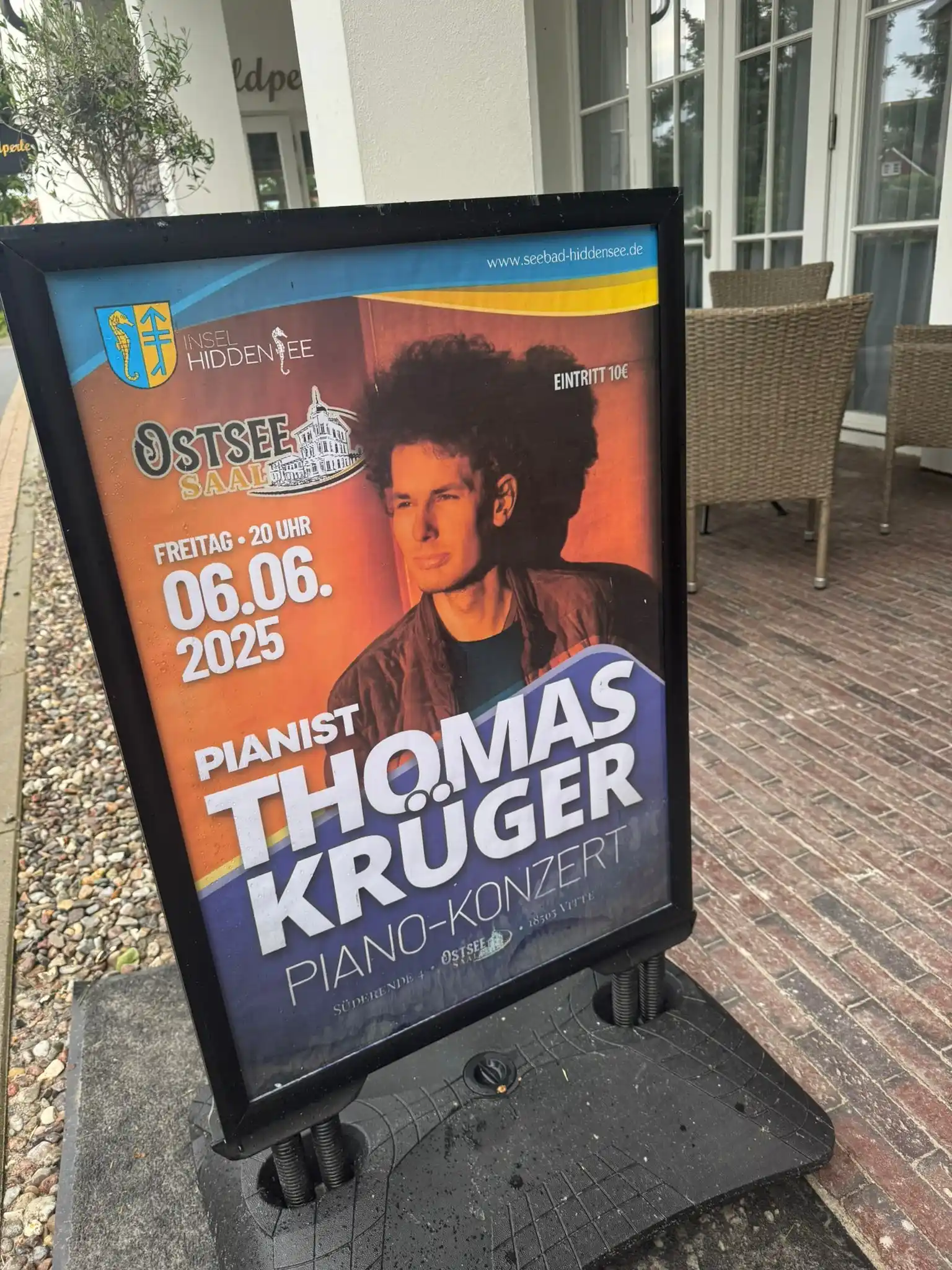 Image from Thomas Gens: Heute Abend (6. Juni 2025) spielt der bekannte Pianist Thomas Krüger b...