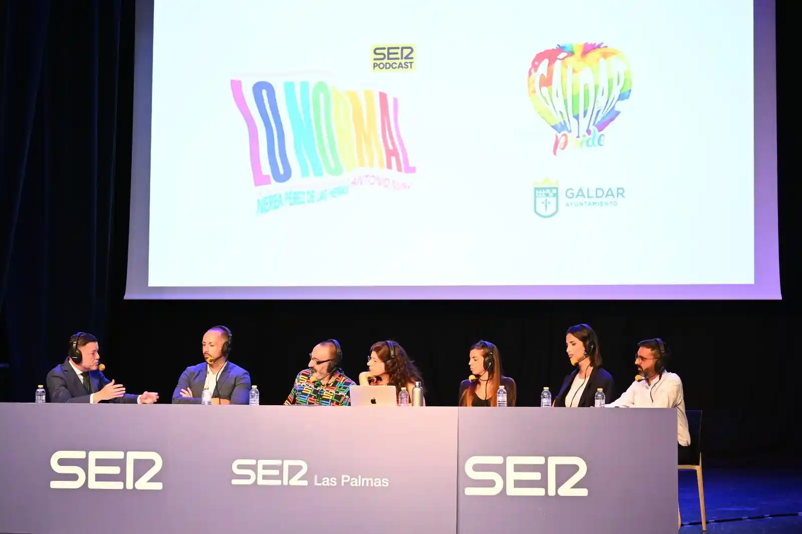 Image from Cultura Gáldar: 🎙️ Hoy el Teatro Consistorial de Gáldar fue escenario de la grabación...