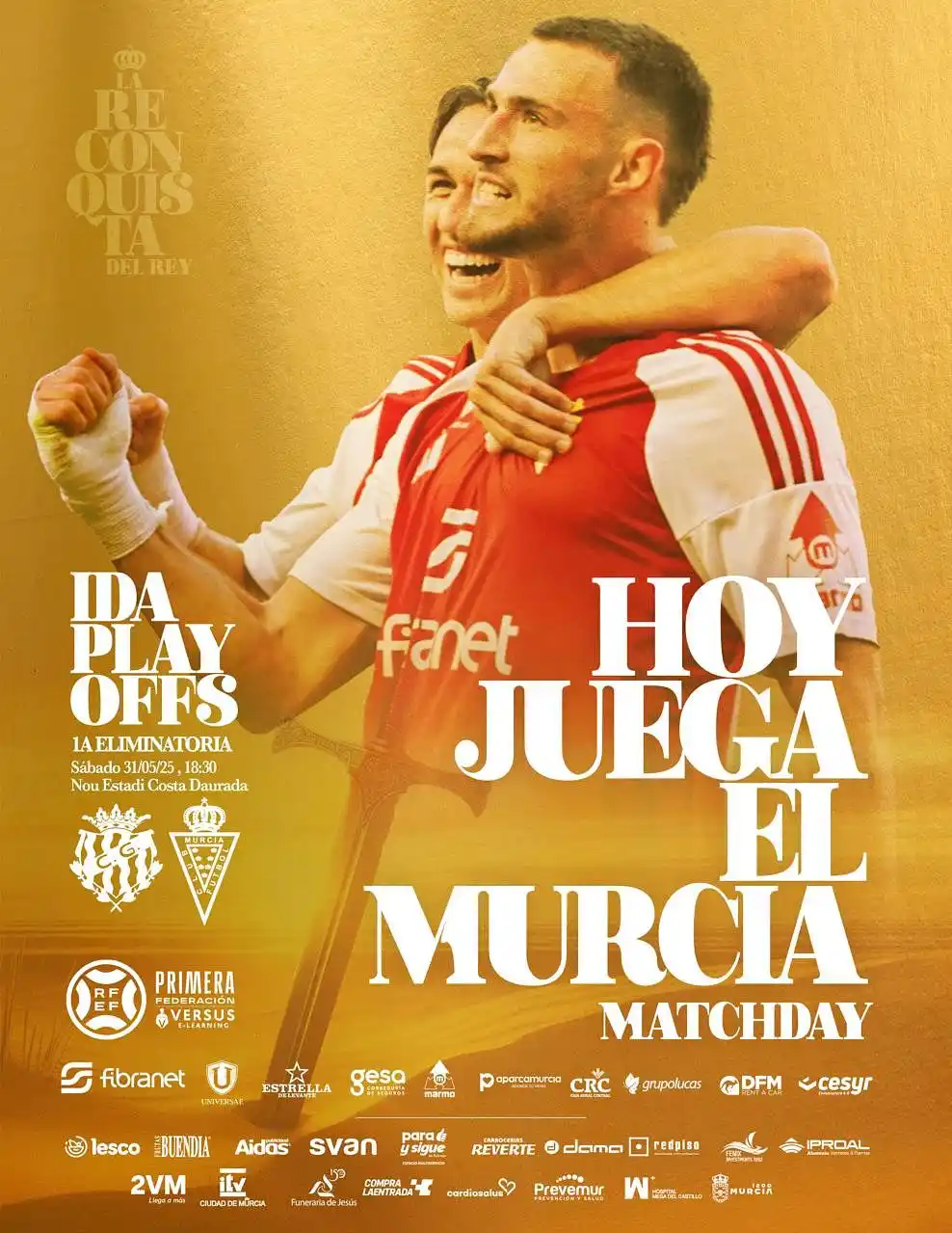 Image from Real Murcia C.F.: π΄βͺοΈ Β‘ππ’π¬ ππ¨πππ ππ π π¨π₯πππ! π Comienza el camino haci...