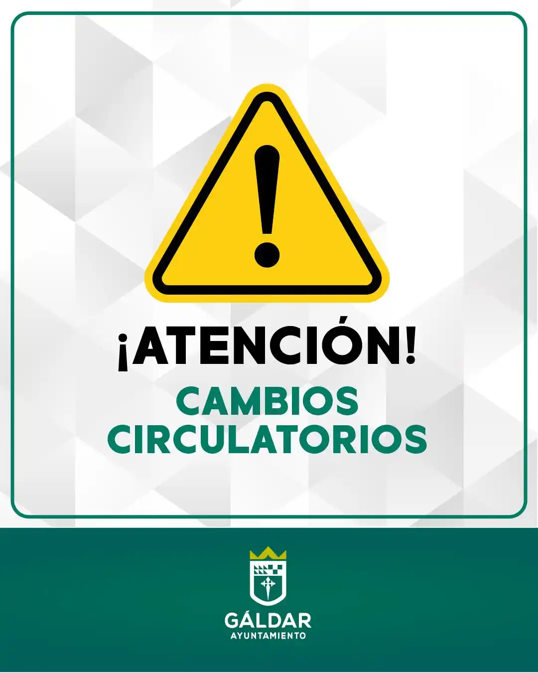 Image from Cultura Gáldar: ℹ️ Con motivo de la Cabalgata Pride este sábado día 7 habrá cambios en...