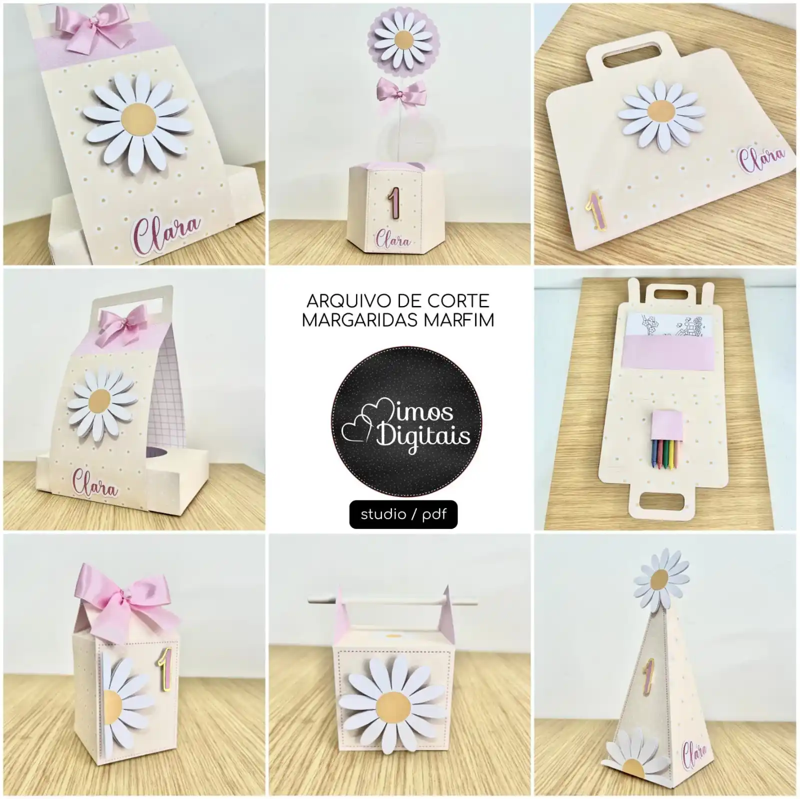 Image from Grafik-Teka: Kit de Fiesta Floral V40 Margaritas *P R E M I U M* ✨ UNICAMENTE DI...
