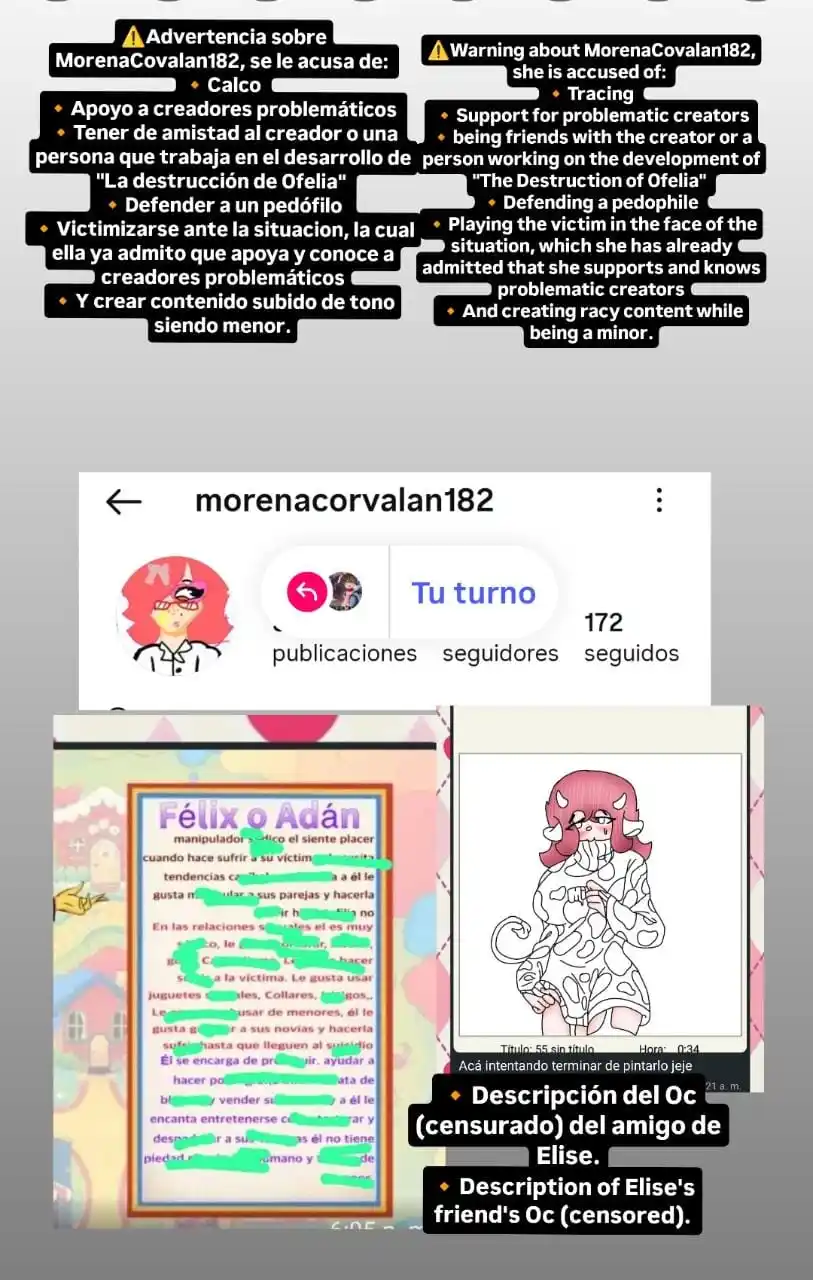 Image from 🦝🎨 MarcoonArt & Reboot's Basement 🔁🍎: 🌼La advertencia ya está lista, para que la compartan y tengan cuidado...