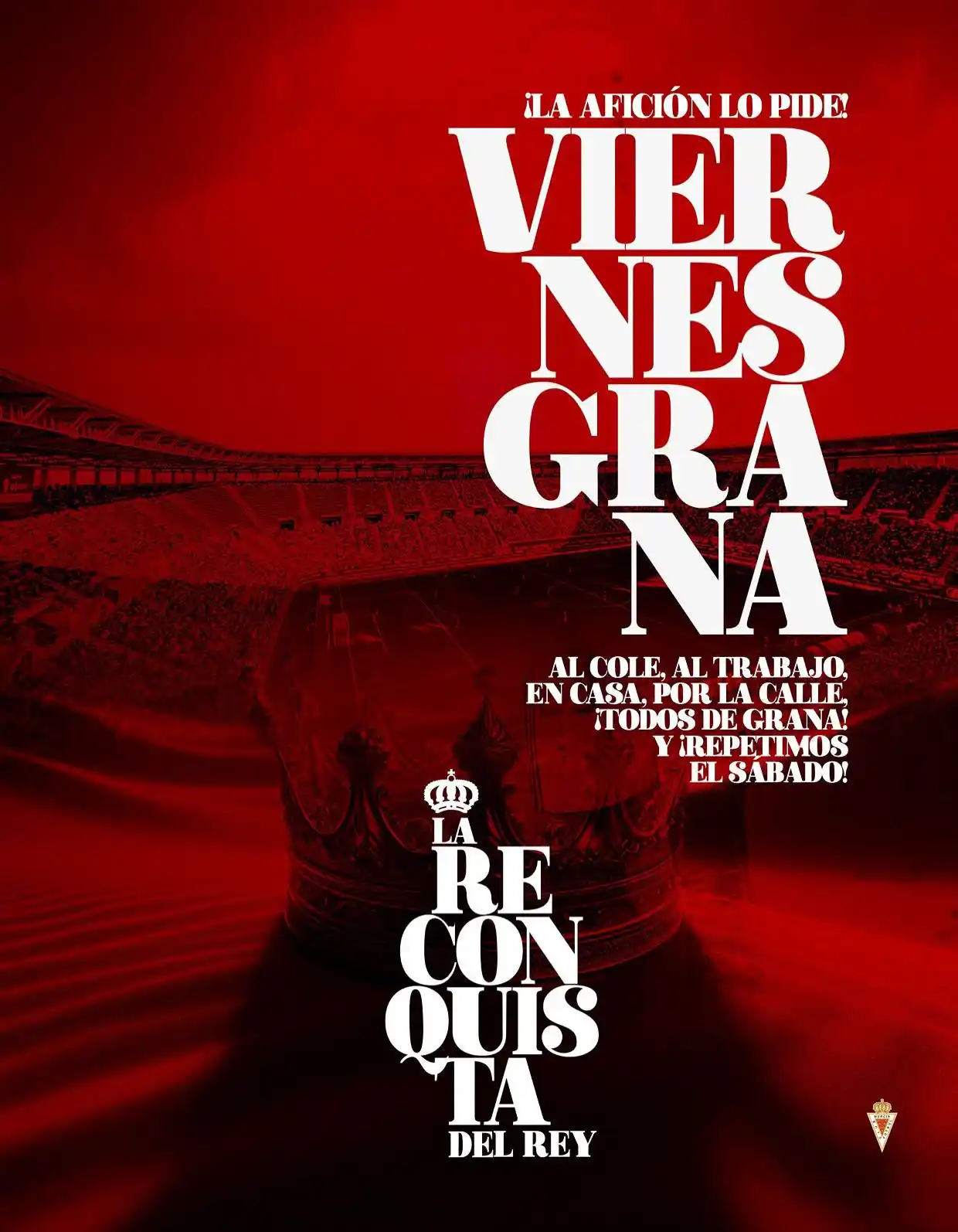 Image from Real Murcia C.F.: π’ Β‘ππ ππ
ππππΜπ ππ ππππ! β₯οΈ MaΓ±ana es πππππππ οΏ½...