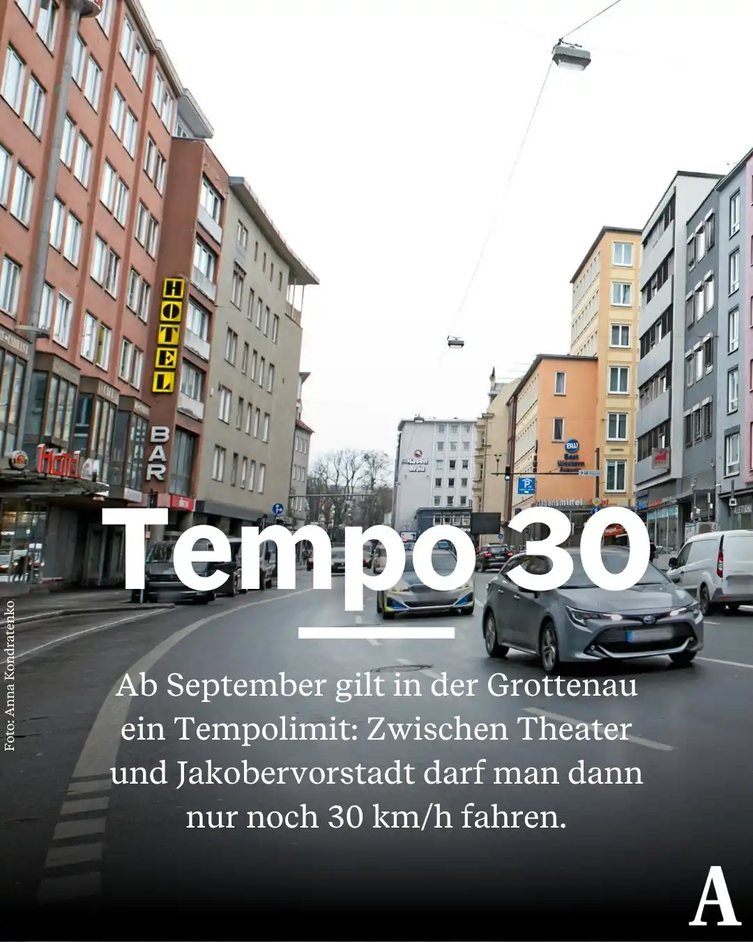Image from Augsburger Allgemeine: Nach den Sommerferien wird der Verkehr in der Innenstadt eingebremst: ...