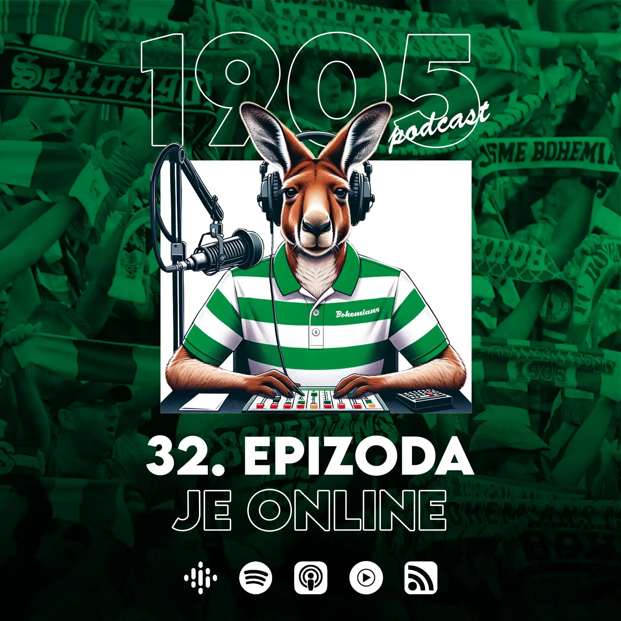 Image from Bohemians Praha 1905 🦘: PODCAST 1905 🎙️ Hlásíme vydání nové epizody, kde se dovíte spoustu z...