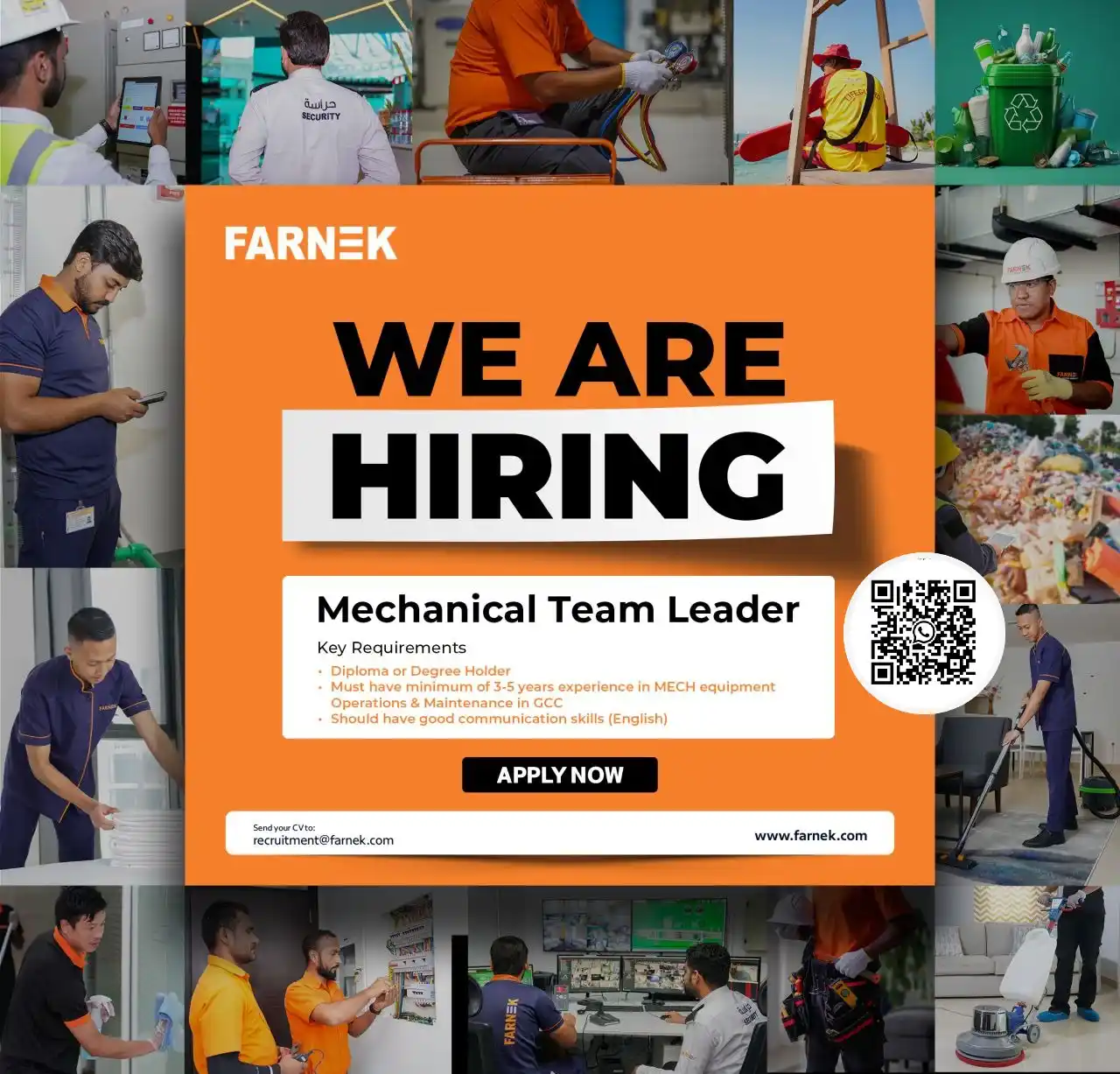 Image from Vacancies In Gulf👔: _Posting Date: 13.06.2025_ *We Are Hiring Mechanical Team Leaders!* ...