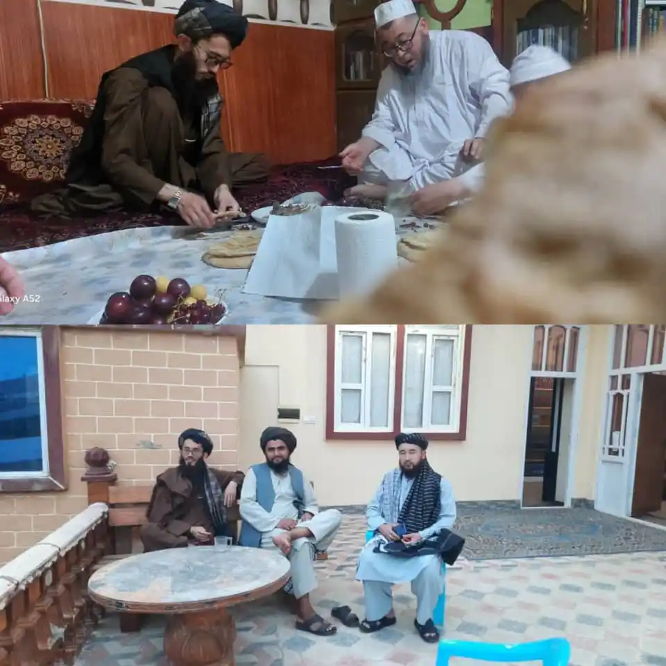 Image from کانال دفتر مطبوعاتی مقام ولایت سمنگان: *پس از چهارماه باز هم...* پس از چهارماه دوری از مادر علمیام دارالعلو...