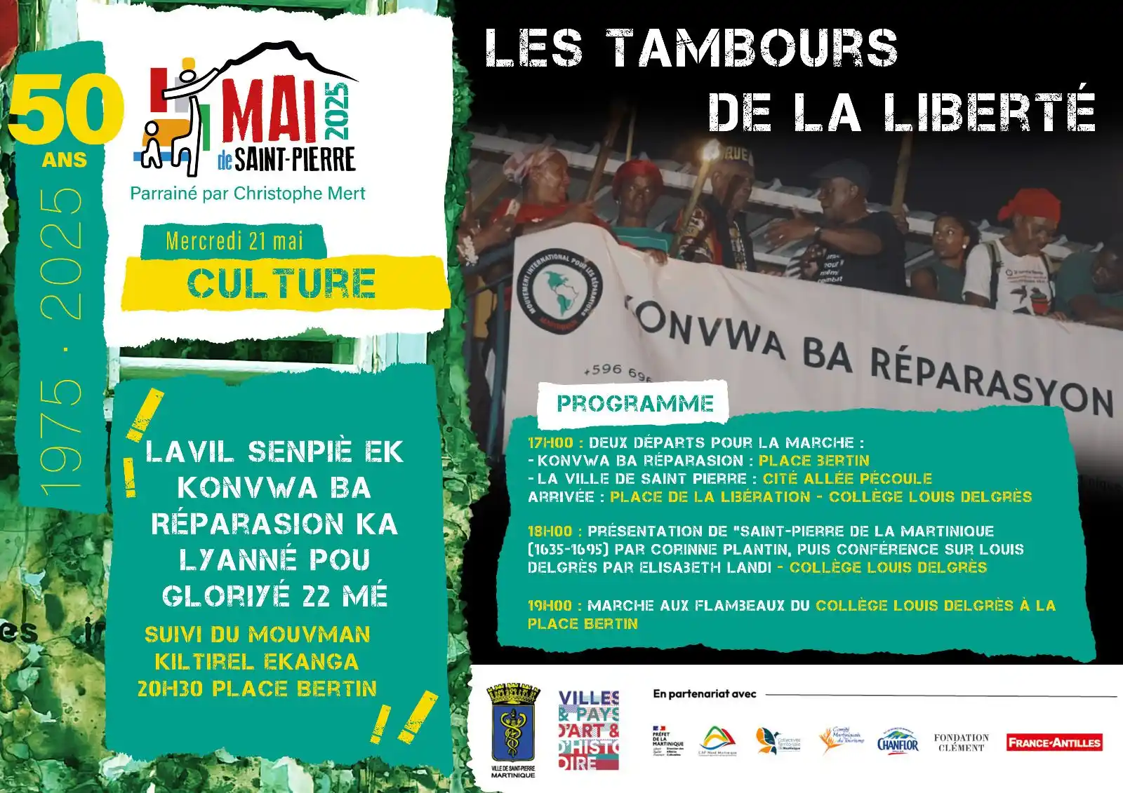Image from Oliwon Lakarayib: Retrouvez également Elisabeth Landi à Saint-Pierre de mai à 18h00 pour...
