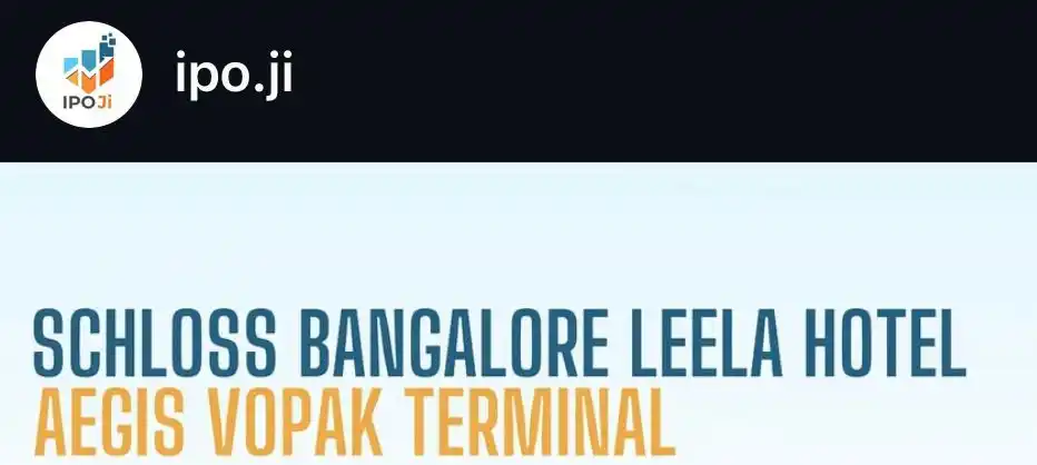 Image from IPO Ji: 🏨 Schloss Bangalore Leela Hotels IPO Pre IPO Links : BSE- https://ww...