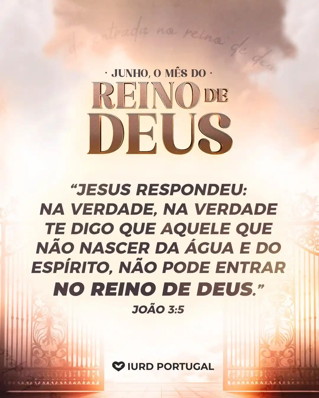 Image from Canal Da Fé: Somente aqueles que possuem identidade espiritual com o Senhor terão p...