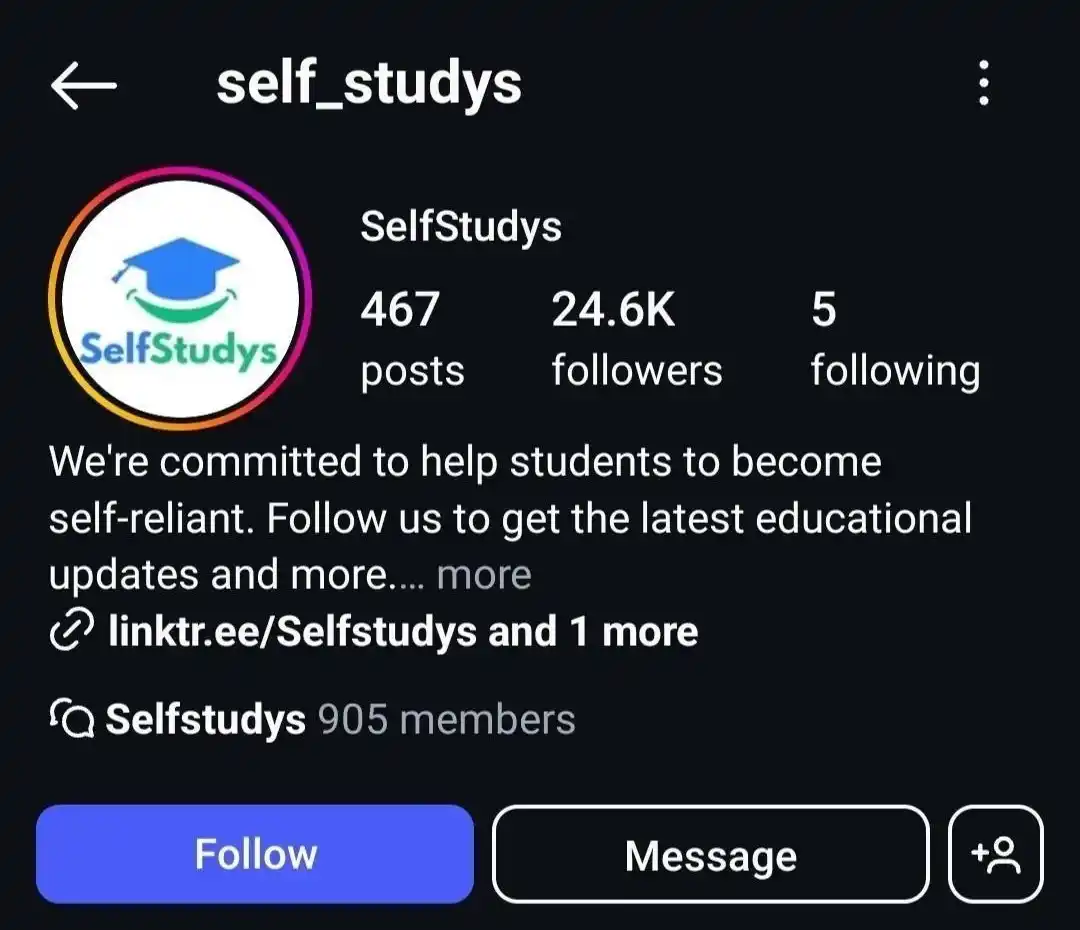 Image from CLASS 12 CBSE: *Stay connected with us on Instagram! 📸 Follow self_studys for daily ...