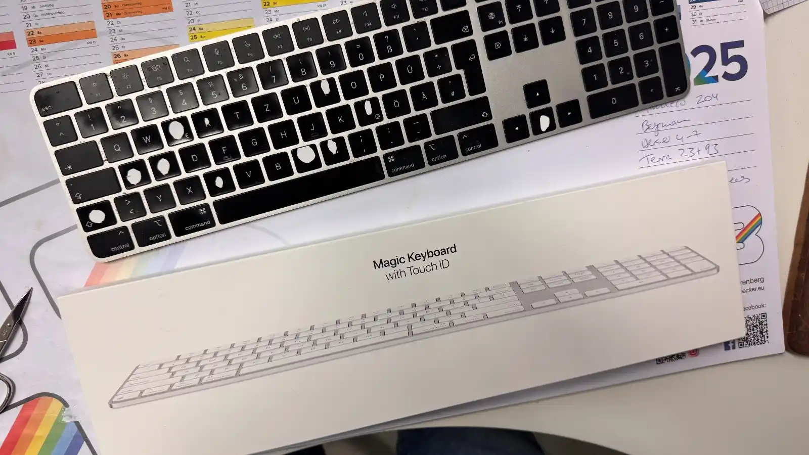 Image from Unser Havelland: *Und wieder eine Tastatur verschlissen* 👨🏼💻💻⌨️📀🛜👾 Zehn Tasten...