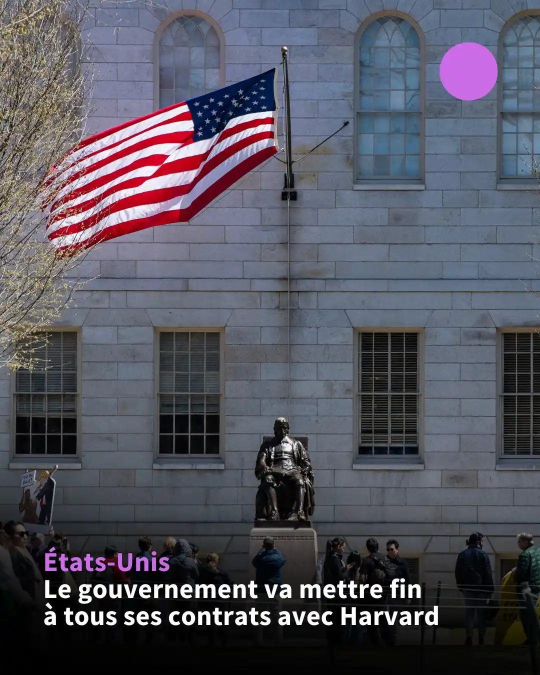 Image from AFP (Agence France-Presse): 🇺🇸 La Maison Blanche a envoyé "une lettre aux agences fédérales leur...