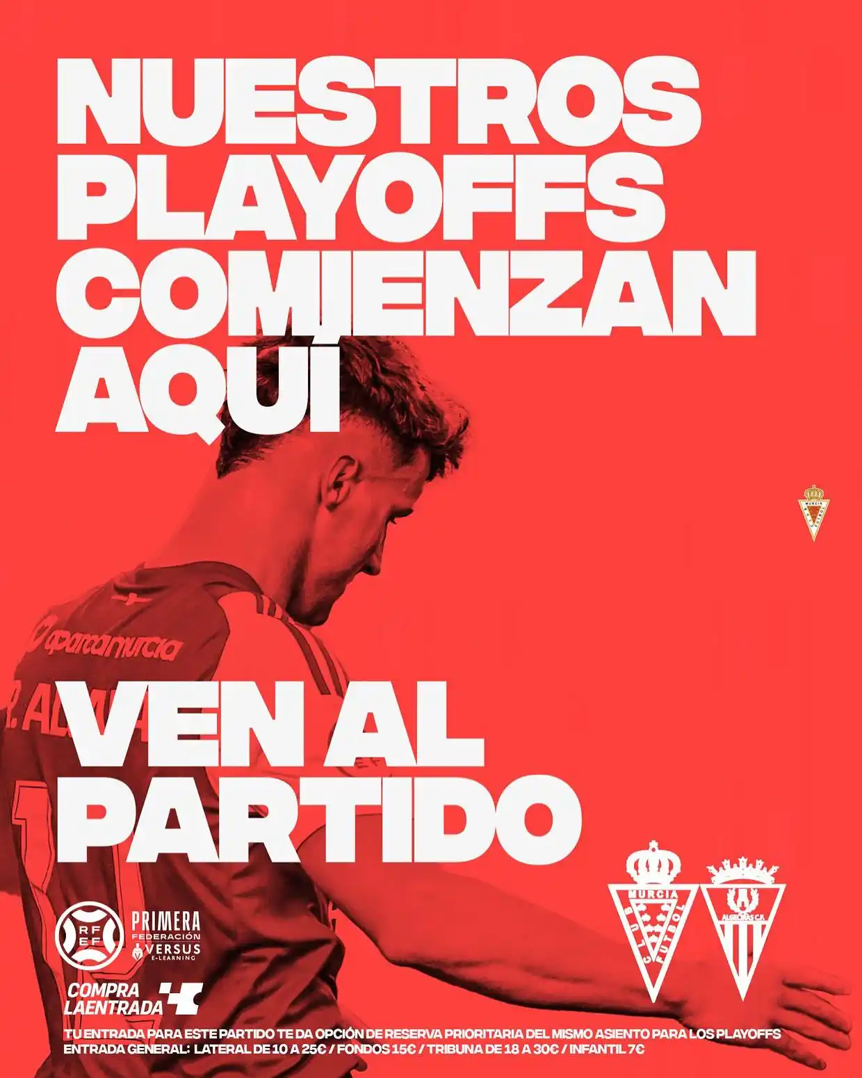 Image from Real Murcia C.F.: π₯ Β‘π©ππ‘ ππ π£ππ₯π§πππ’! βΌοΈ Β‘ππ‘π§π₯ππππ¦ desde 10β¬! π Β‘H...