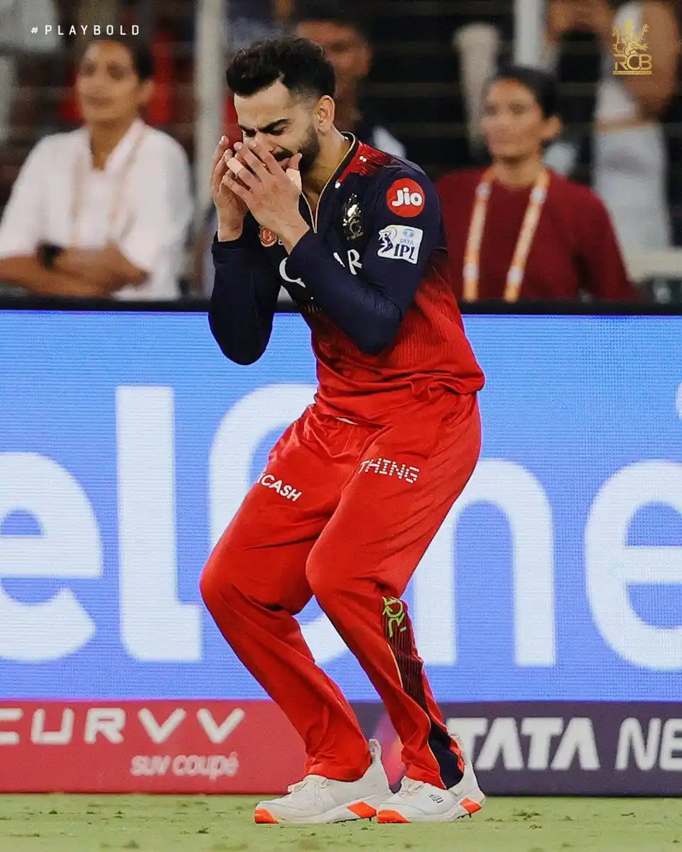 𝗩𝗶𝗿𝗮𝘁 𝗞𝗼𝗵𝗹𝗶 ❤️  𝗜𝗣𝗟 𝟮𝟬𝟮𝟱 𝗦𝗽𝗼𝗿𝘁𝘀 Match News Live RCB VS PBKS GT MI RCB Virat Kohli Virat Kohli Rcb post