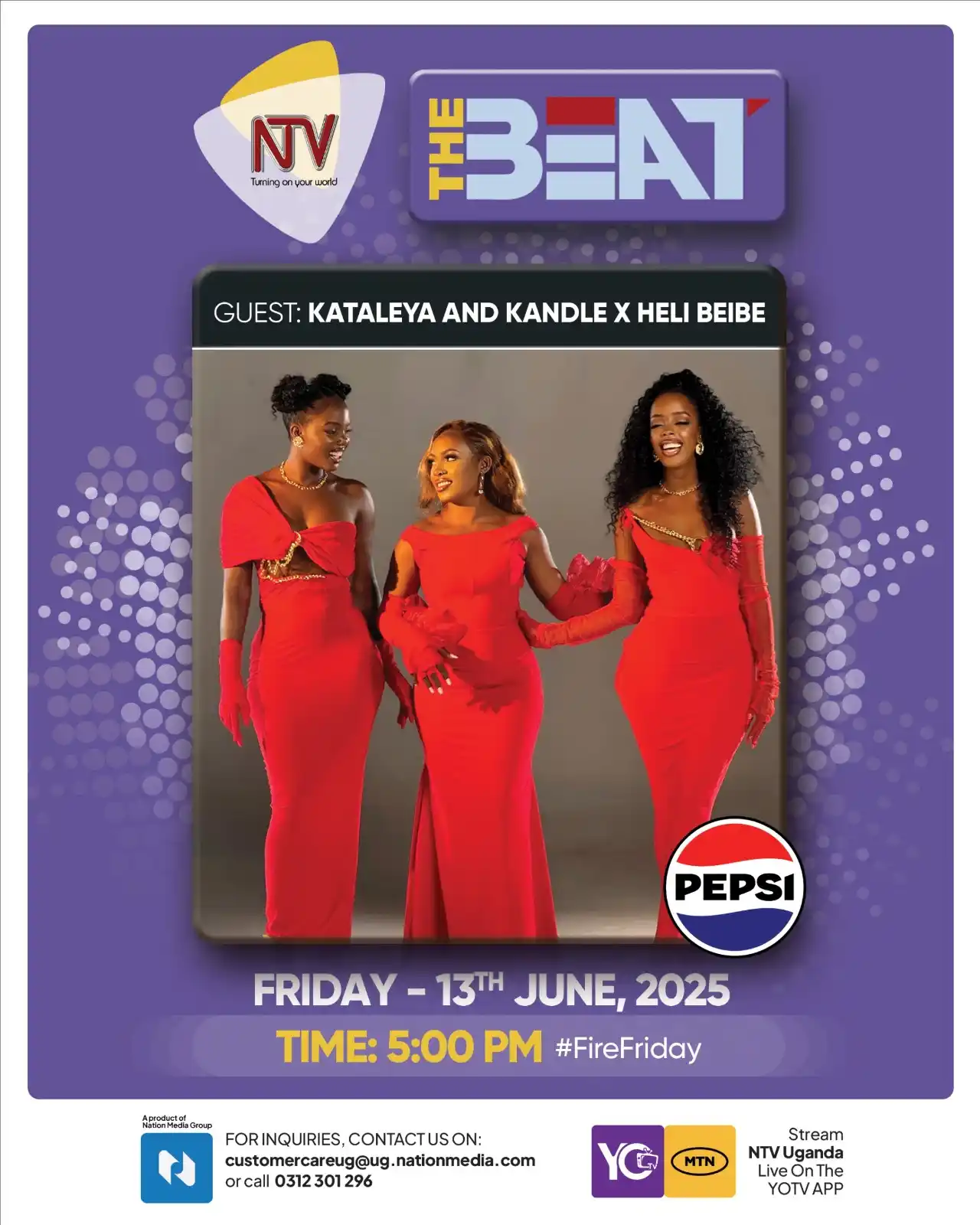 Image from NTV Uganda: We’re joined by special guests Kataleya & Kandle alongside Heli Beibe ...