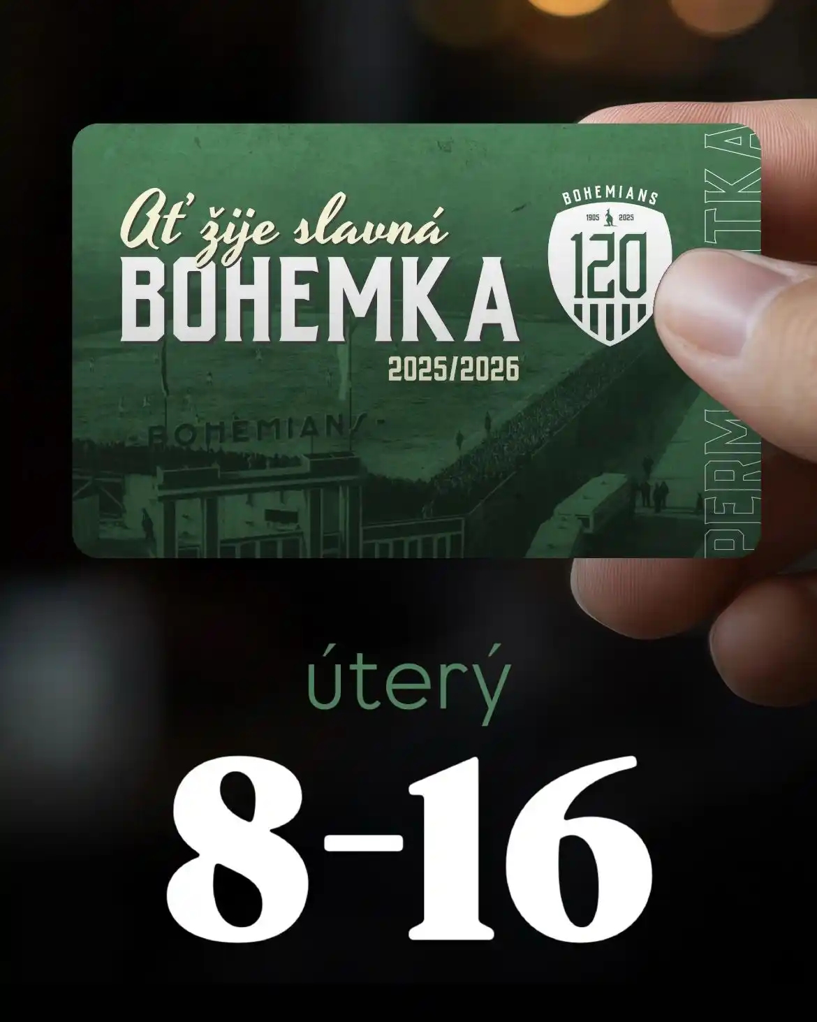 Image from Bohemians Praha 1905 🦘: Zítra startuje prodej permanentek v Ďolíčku 🏟️ Nechoďte do fanshopu,...