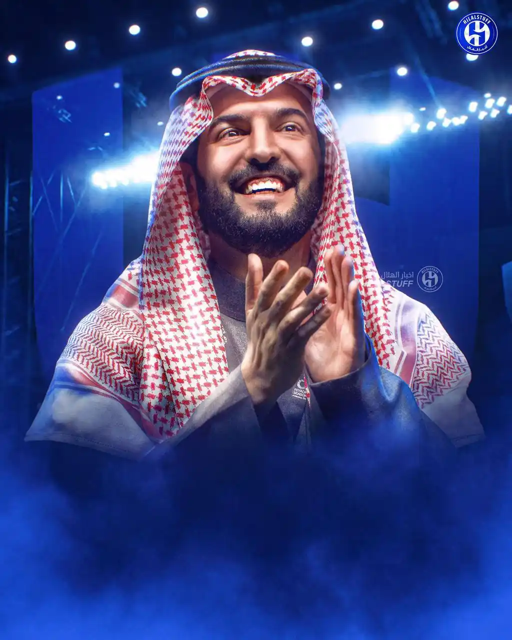 Image from 💙 عشاق نادي الهلال السعودي 💙: 🚨🚨🚨 عاجل: لم يغادر رئيس الهلال فهد بن نافل مع الفريق لأمريكا وذل...