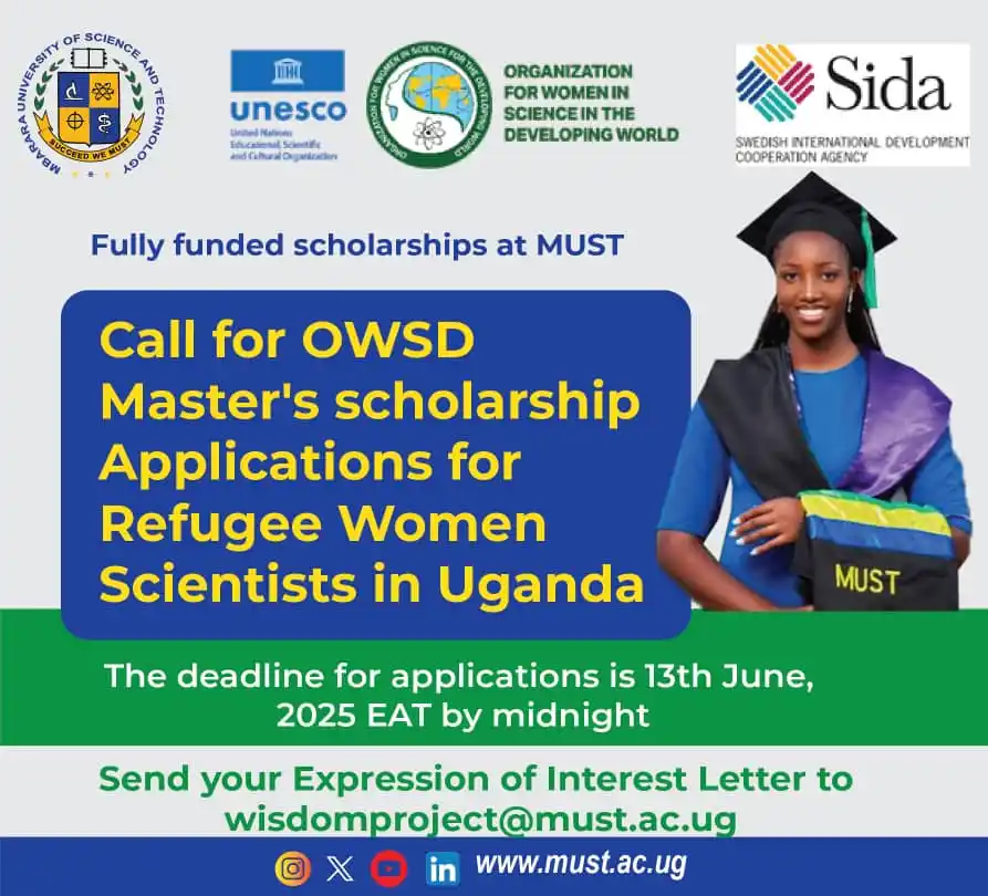 Image from Blessed To Bless Life Ministries: *Are you a refugee woman with a background or interest in science?*   ...