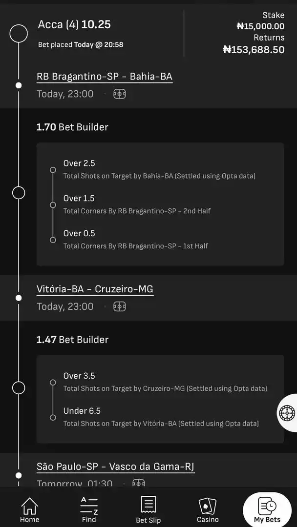 Image from LiveScore Bet Nigeria: AUDIENCE GAME 4. This is a booking code from a member of this platfor...
