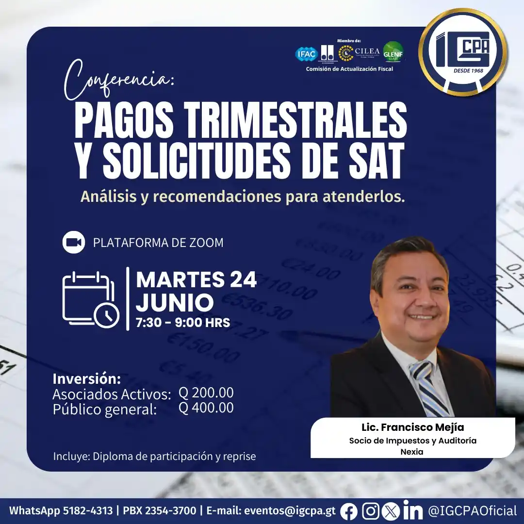 🔵 Instituto Guatemalteco de Contadores Públicos y Auditores  post