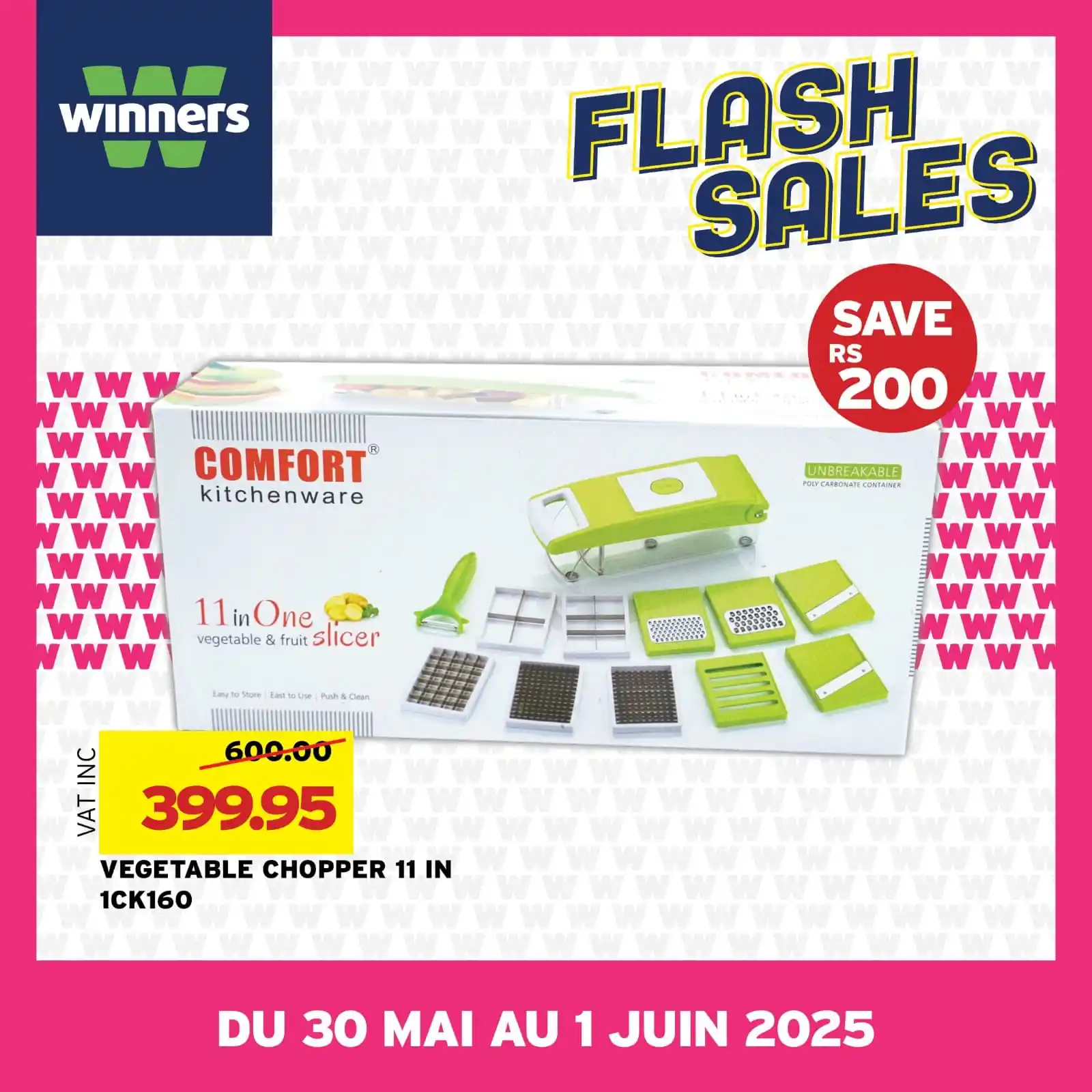 Winners Supermarket post