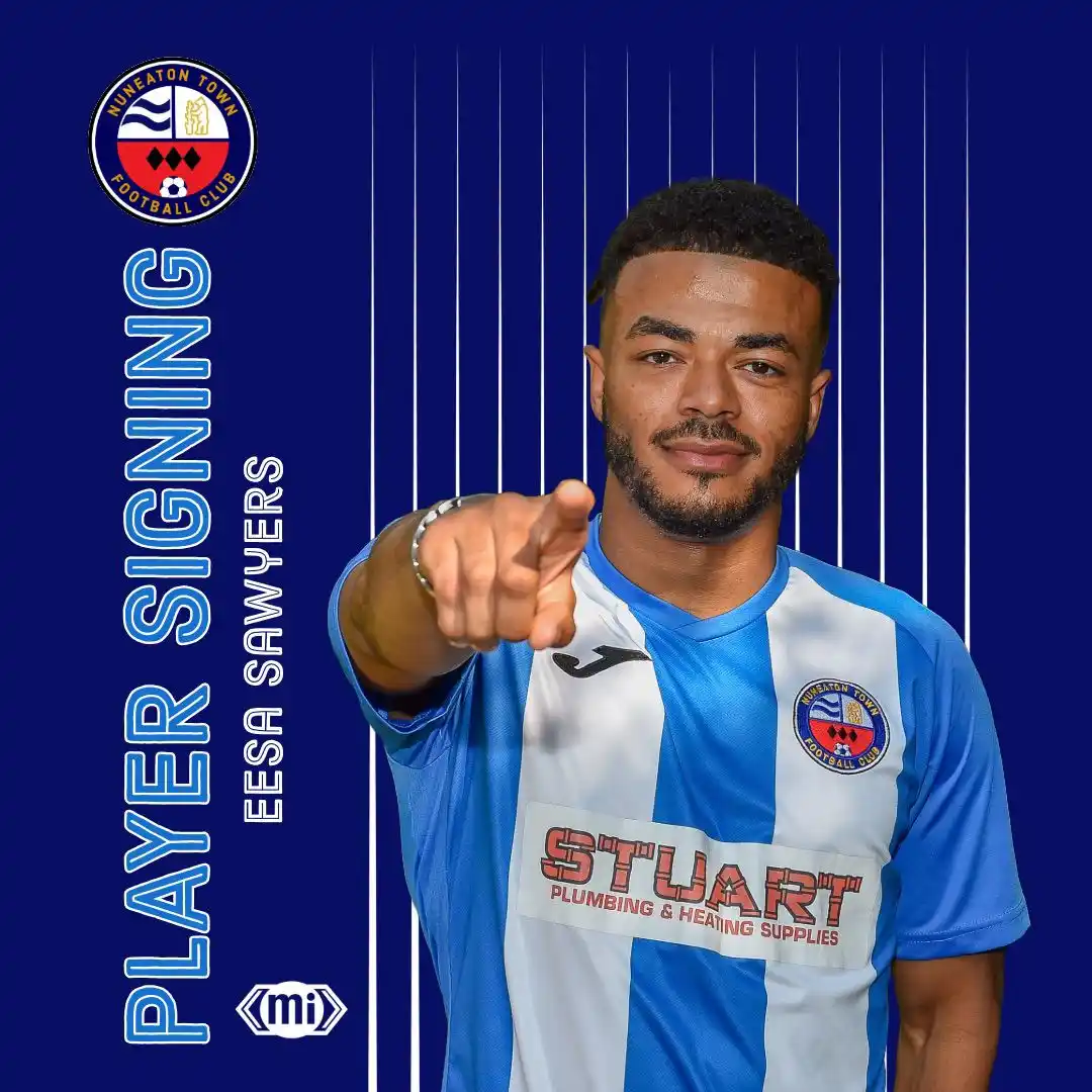 Image from Nuneaton Town FC: EESA DOES IT FOR TOWN Nuneaton Town have added attacking midfielder E...