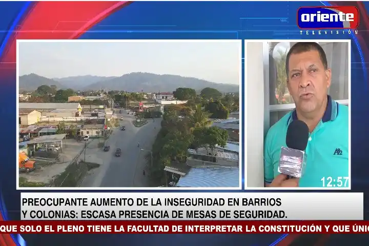 Image from Oriente Televisión Canal 28: EN VIVO: “Se están dando muchos casos de inseguridad en todos los barr...