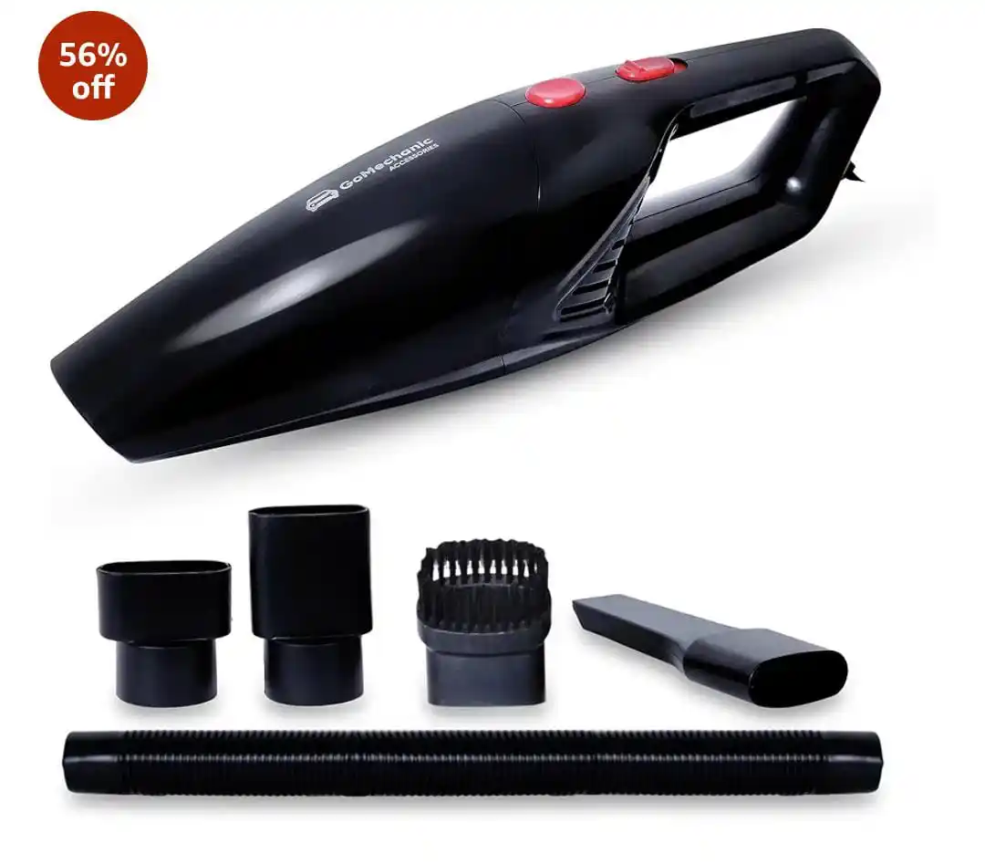 Image from Great Deals Hub PRO: GoMechanic Car Vacuum Cleaner - Portable 2 in 1 Wet & Dry Cleaner for ...