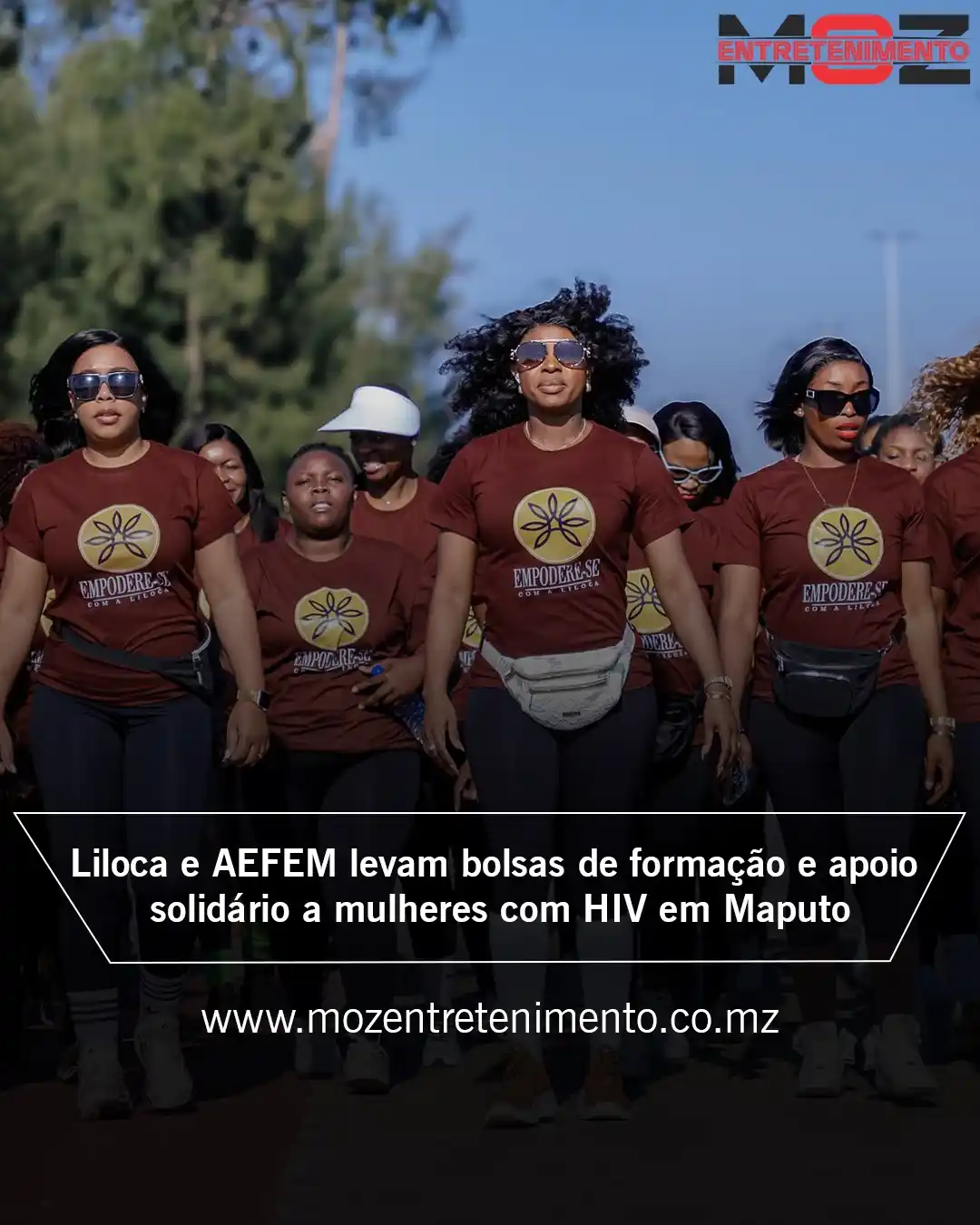 Image from Moz Entretenimento: Liloca e AEFEM levam bolsas de formação e apoio solidário a mulheres c...