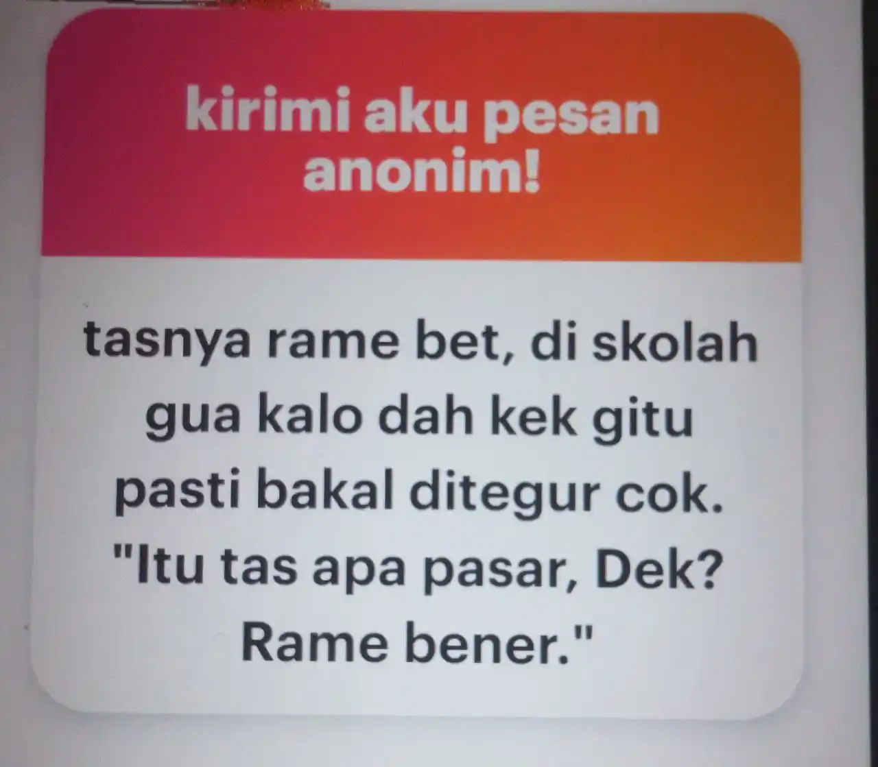 Image from SpiderJem: lu kata gua bakal pake tu tas pas MPLS?...