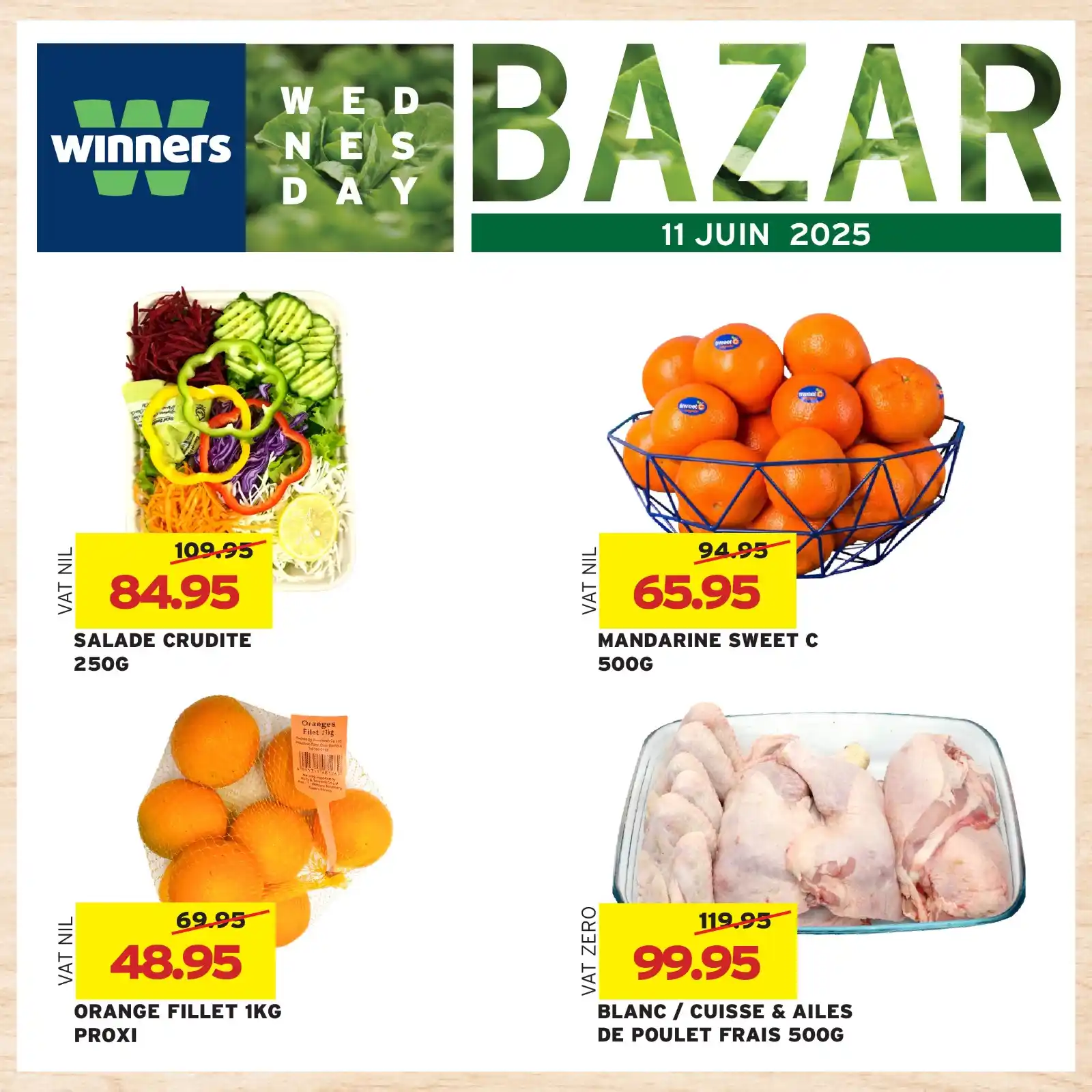 Image from Winners Supermarket: 🥕 Mercredi, c’est le jour à ne pas manquer pour faire le plein de fra...