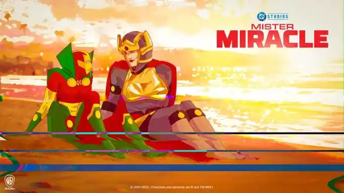 Image from Spotcine: *📰 `Mister Miracle` | A WB Animation e a DC Studios anunciaram no Fes...