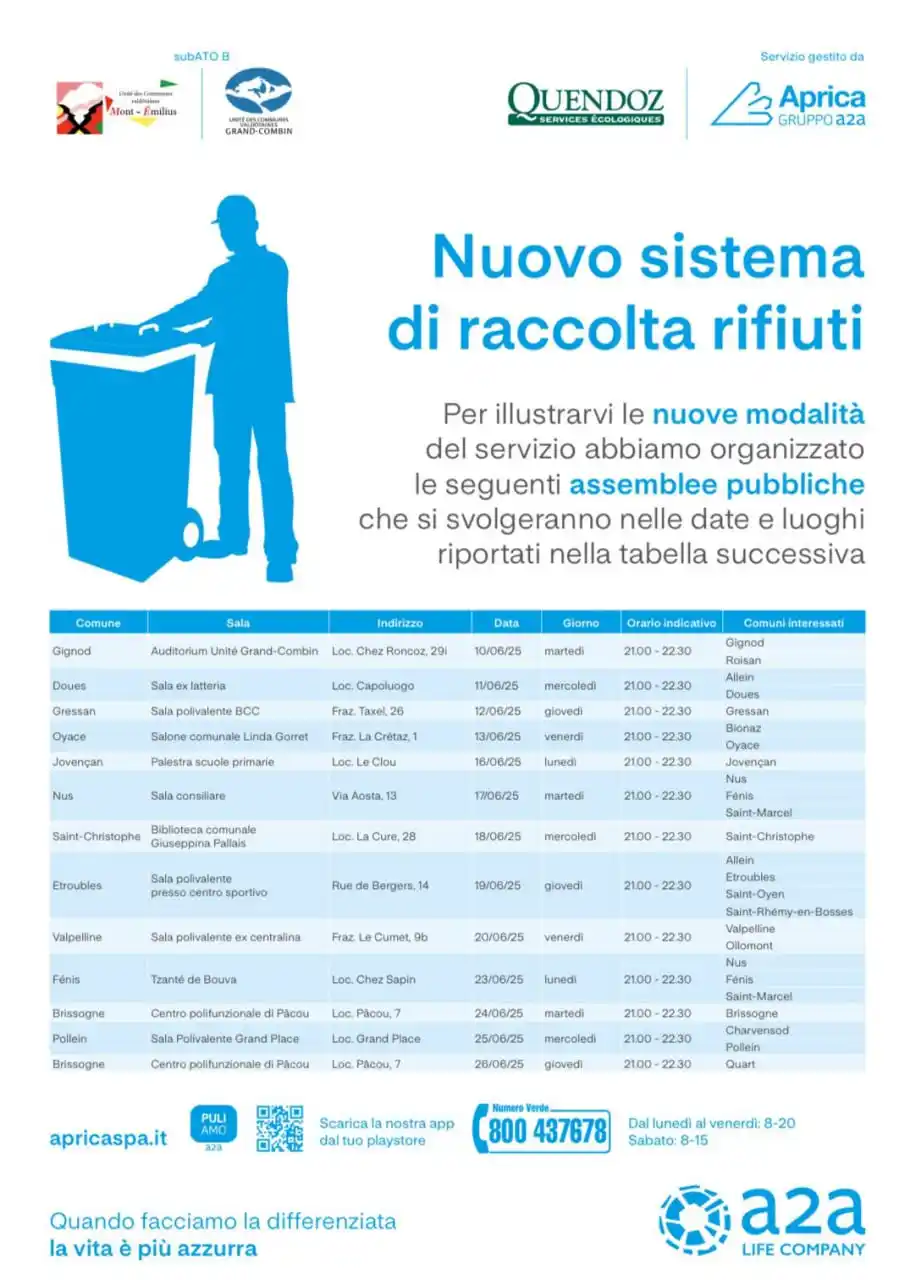 Info Comune di QUART post