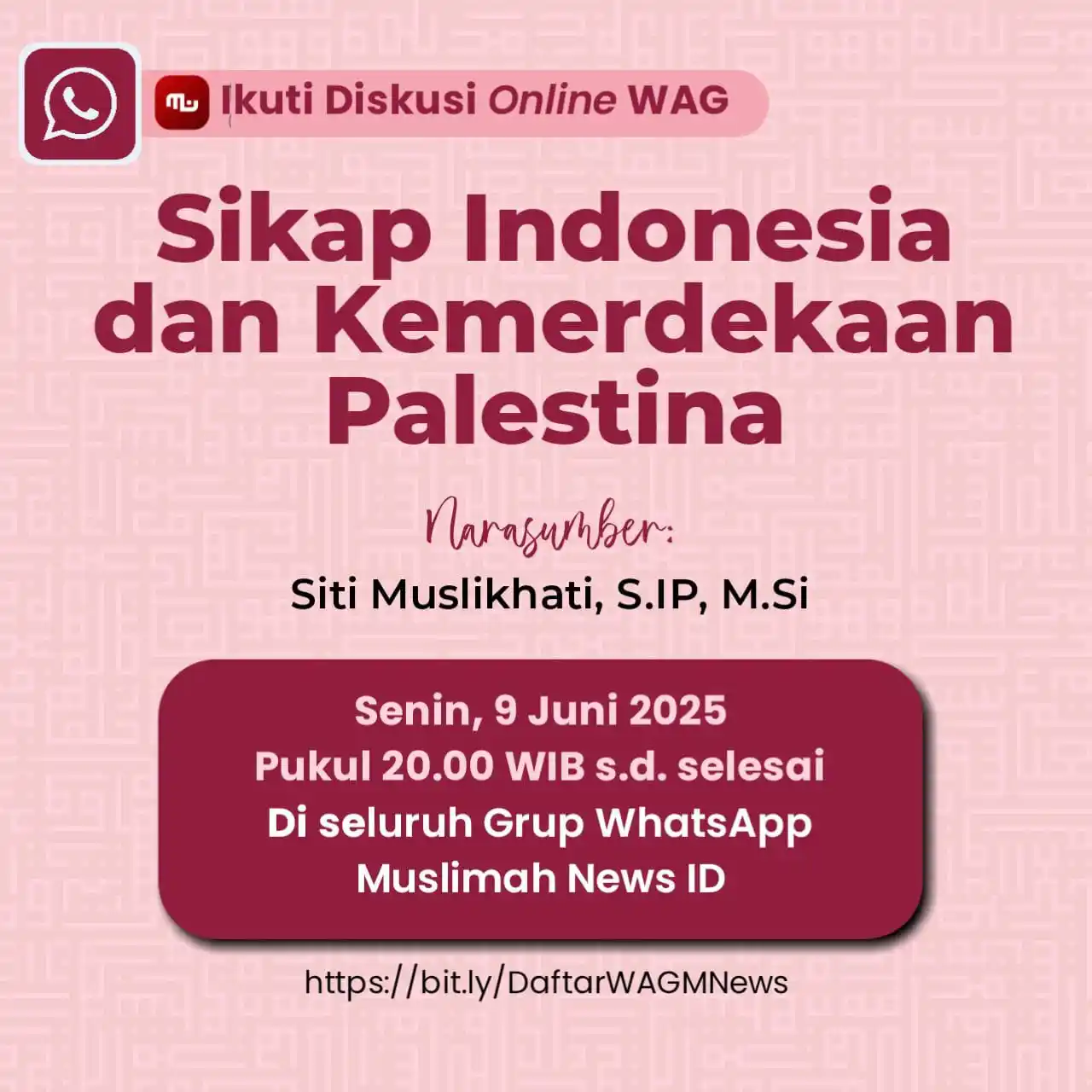 Image from Muslimah News Net: [Publikasi Diskusi Online WAG]  Pada Rabu (28-5-2025), Presiden Prabow...