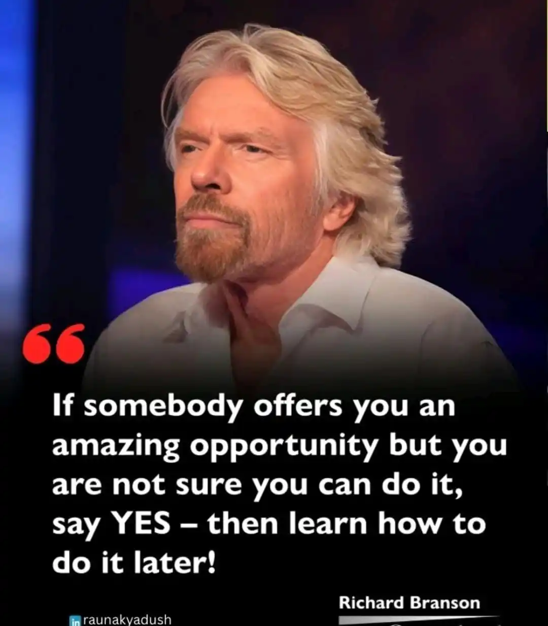 Image from 🌟Vratha Academy - CareerBridge Channel🌟: 🔥 *Real growth begins outside your comfort zone!* Richard Branson say...