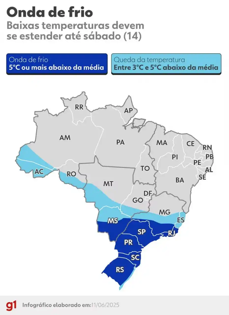 Image from Spotcine: *🥶 Reforço de ar polar amplia onda de frio e capitais podem ter mínim...