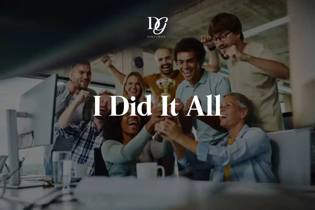 Image from Daily Grace: TEMPTATION - A Daily Grace Blog Series. I Did It All Perhaps, you'v...