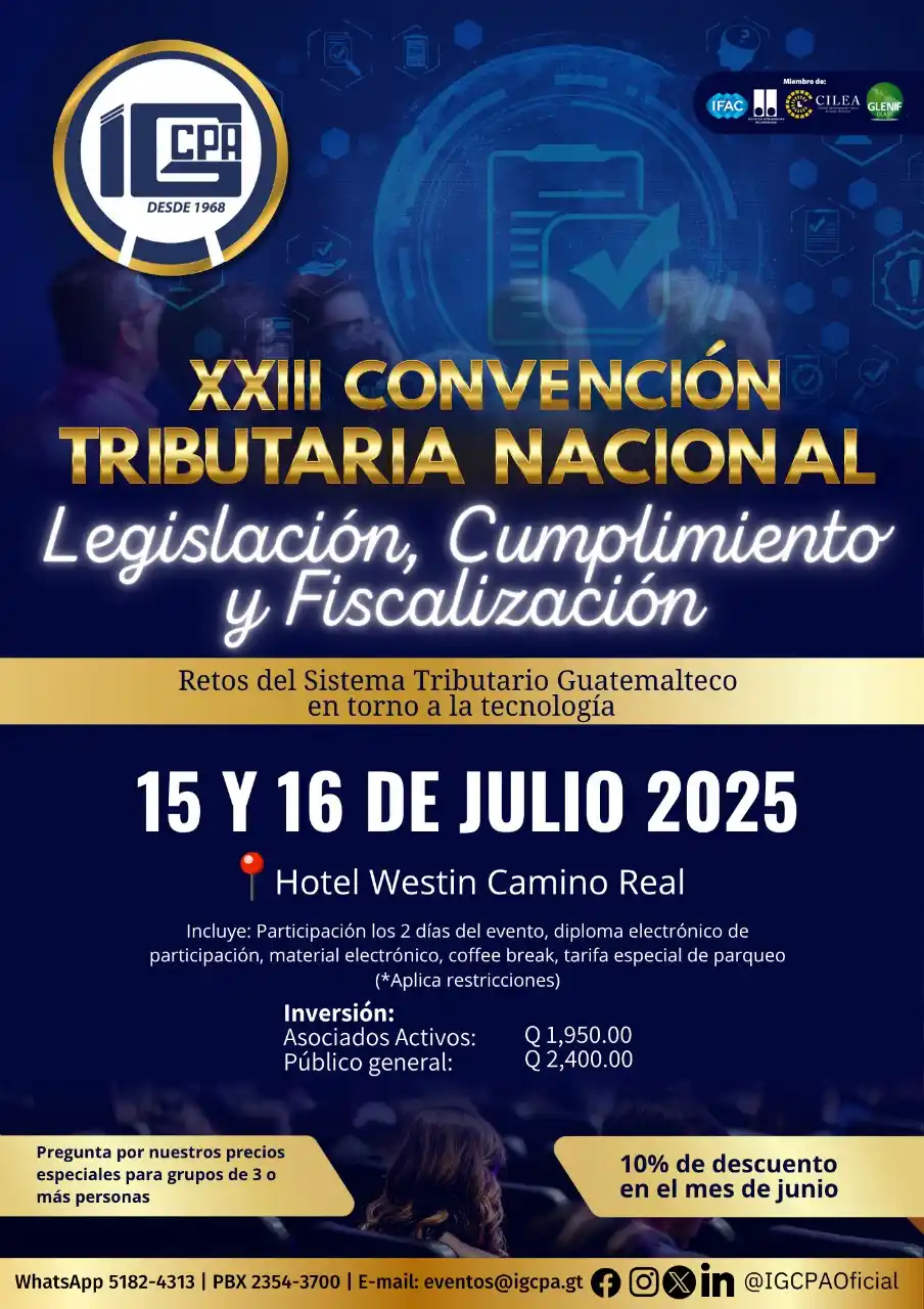 🔵 Instituto Guatemalteco de Contadores Públicos y Auditores  post