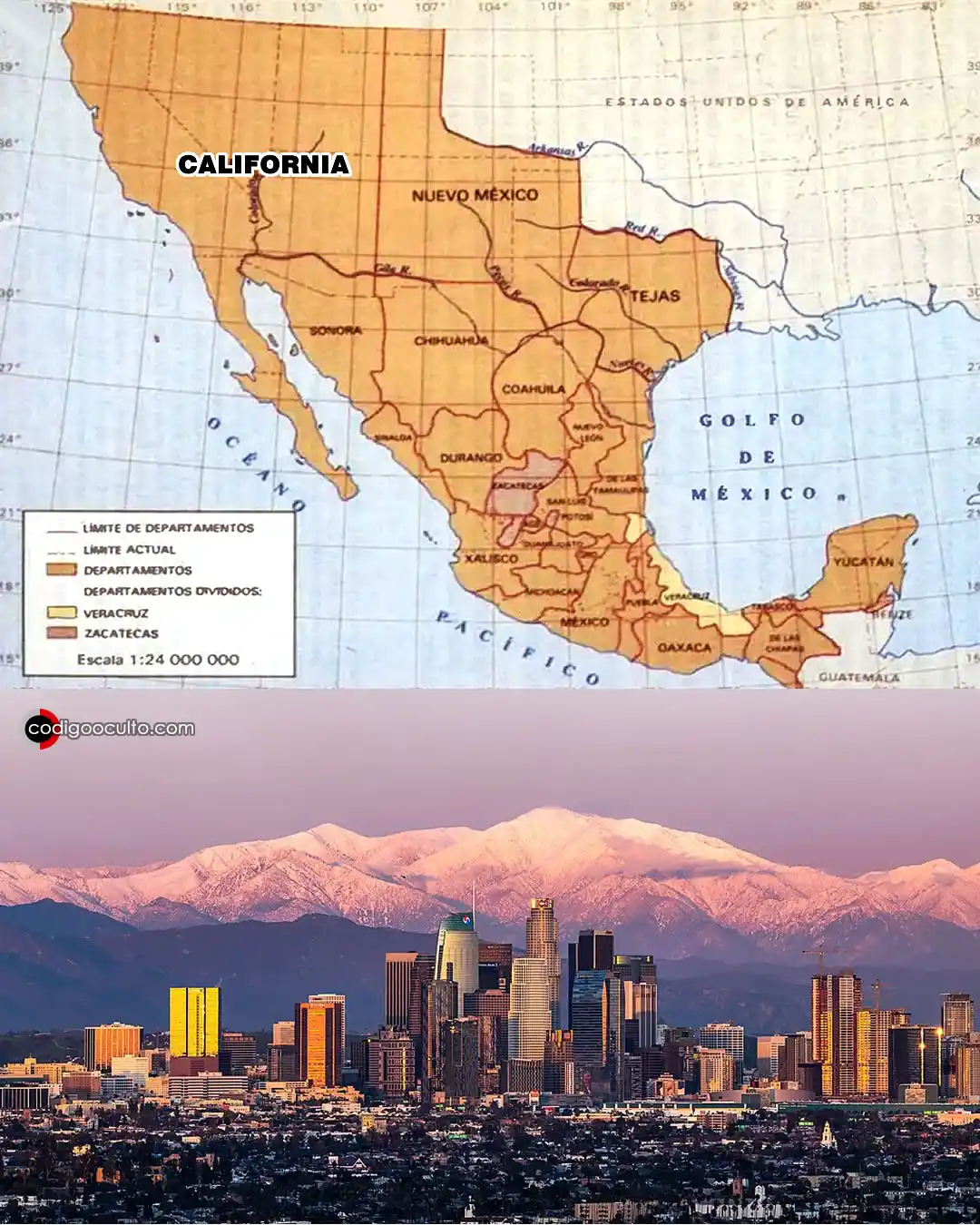Image from CODIGO OCULTO: 1821, cuando Los Ángeles era parte de México. 🇲🇽 Los Ángeles es una...