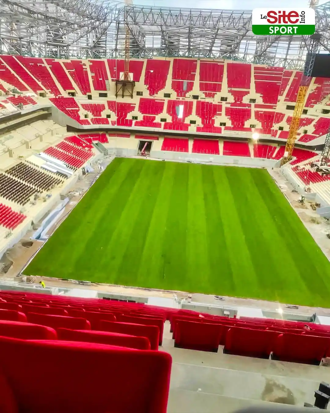 Image from LeSiteInfo SPORT : آخر تطورات أشغال ملعب الأمير مولاي عبد الله استعدادا لكأس إفريقيا 2025...