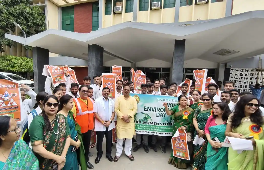Image from Dr Dharmendra Singh: बीआरडी मेडिकल कॉलेज परिसर गोरखपुर में "BRD Women's Club" के द्वारा विश...