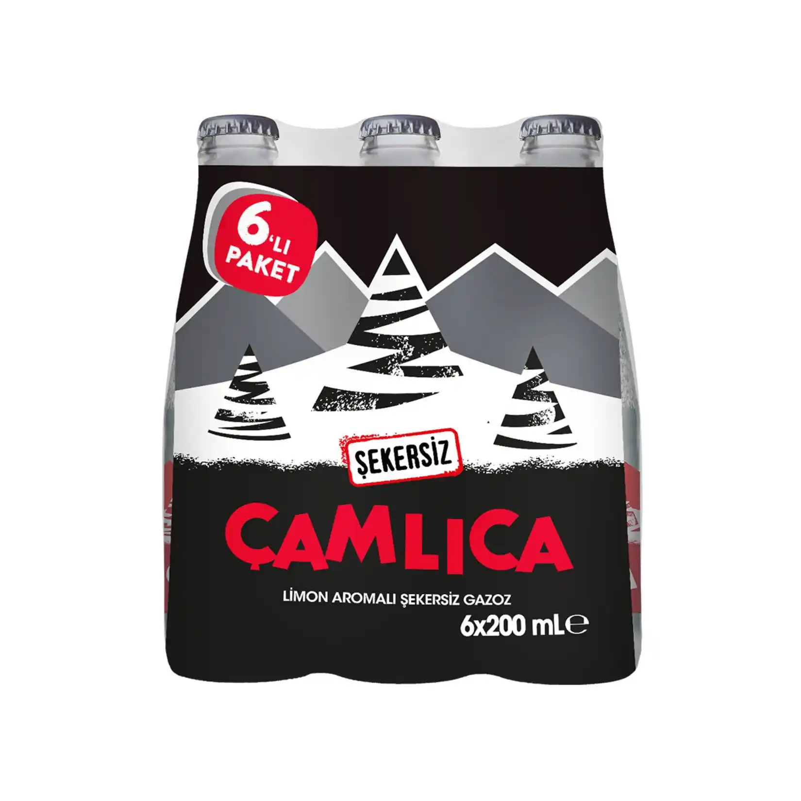 Image from Sıcak Fırsatlar: Çamlıca Limon Aromalı Şekersiz Gazoz 6X200 Ml 2 al 1 öde ile 42.50 ...